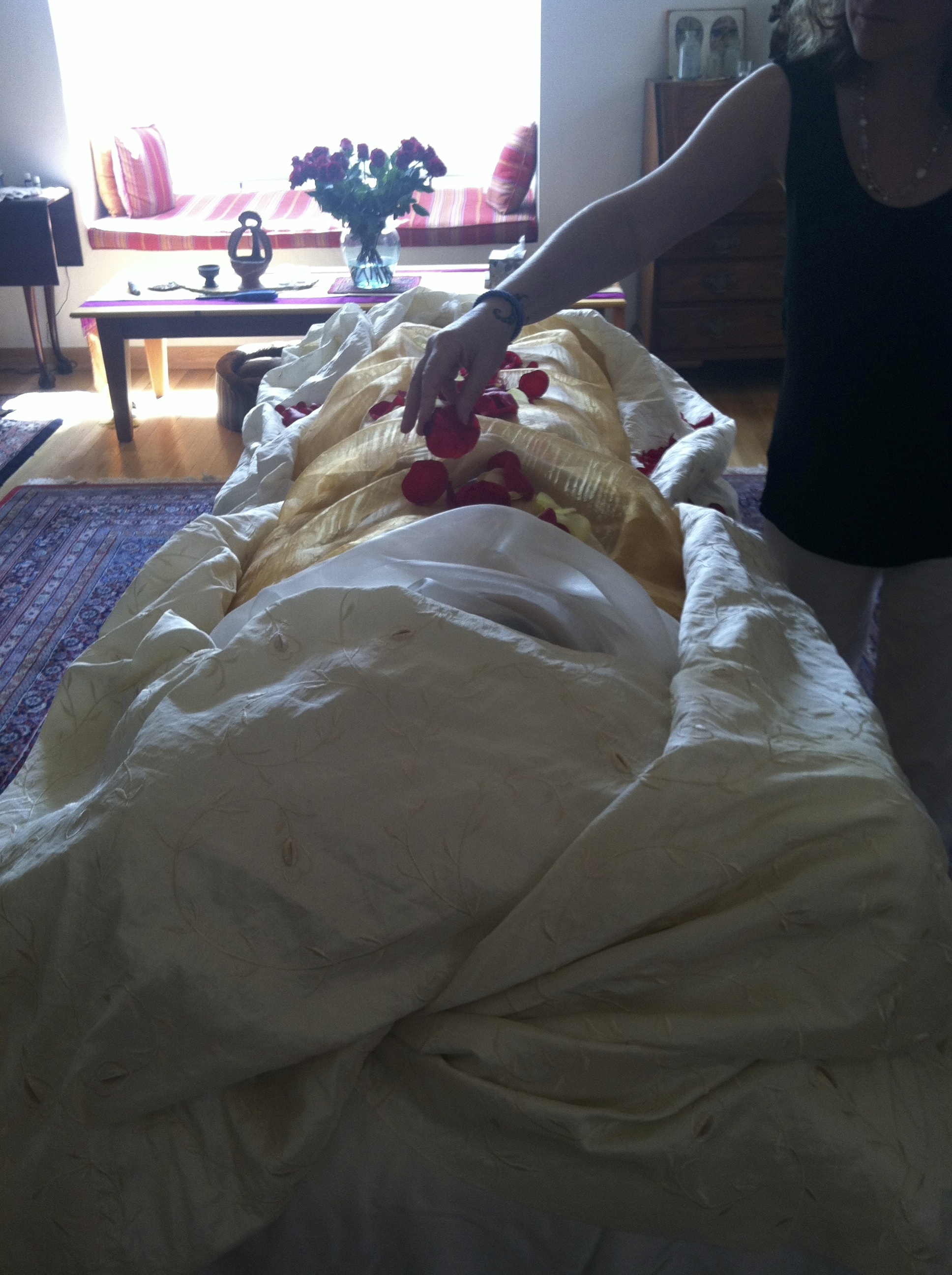 Elizabeth Blue, home funeral