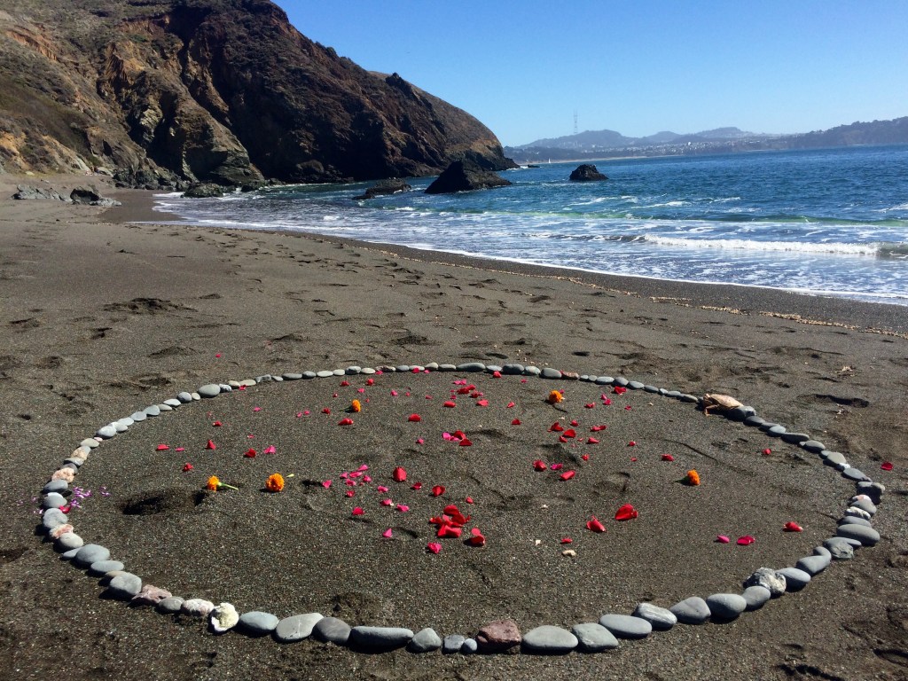 Marin Headlands, Elizabeth Blue, Lucia Maya, altar